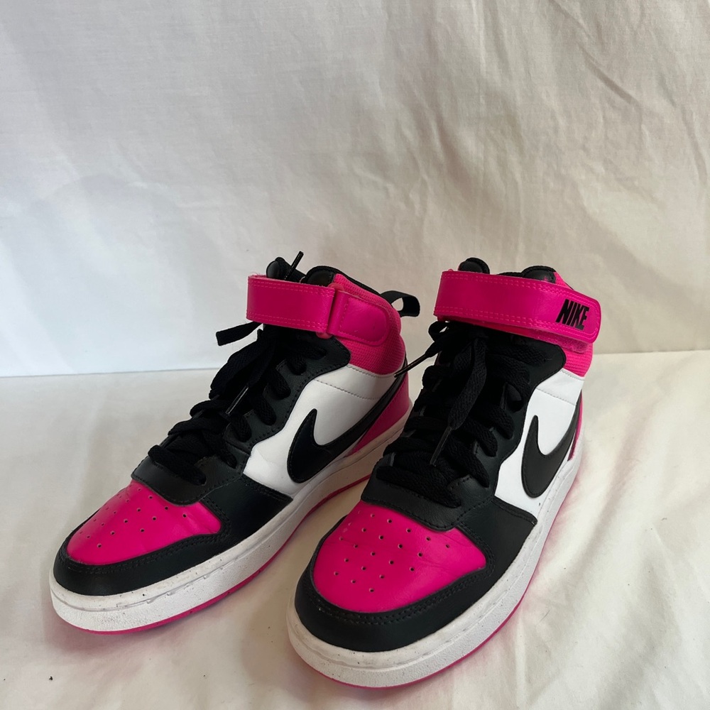 Nike Kids' Black, White, and Pink Sneakers